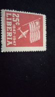 LİBERYA--1947   25  C      DAMGASIZ - Liberia