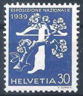 Esposizione Nazionale 239, 30 Rp.blau *        1939 - Ungebraucht