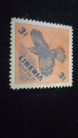 LİBERYA--1947   3  C      DAMGASIZ   UÇAK - Liberia