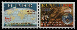 Ecuador 1999 - Mi-Nr. 2448-2449 ** - MNH - "ohne Waffen" - Equateur