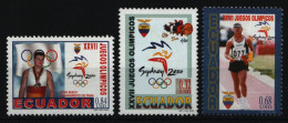 Ecuador 2000 - Mi-Nr. 2486-2488 ** - MNH - Olympia Sydney - Equateur