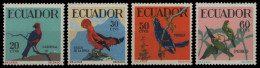 Ecuador 1958 - Mi-Nr. 981-984 ** - MNH - Vögel / Birds - Equateur