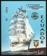 Ecuador 2000 - Mi-Nr. Block 154 ** - MNH - Schiffe / Ships - Equateur