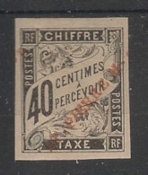 SPM - 1893 - Taxe TT N°YT. 6 - Type Duval 40c Noir - Neuf * / MH VF - Postage Due