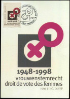 2734 - MK - 50 Jaar Vrouwenstemrecht In Belgi - 1991-2000