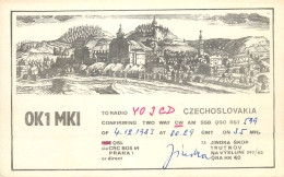 Radio Amateur QSL Post Card Y03CD OK1MKI Czechoslovakia - Radio Amatoriale