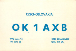 Radio Amateur QSL Post Card Y03CD OK1AXB Czechoslovakia - Amateurfunk