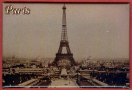 ** PLAQUE  PARIS  -  TOUR  EIFFEL ** - Magnets