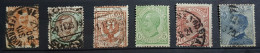 Italia 1879 à 1908 - 6 Timbres Oblitérés - 6 Bolli Usati - Afgestempeld