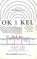 Radio Amateur QSL Post Card Y03CD OK1KEL Czechoslovakia - Radio Amatoriale