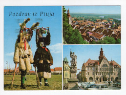 1975. YUGOSLAVIA,SLOVENIA,PTUJ,MULTI VIEW POSTCARD USED - Yougoslavie