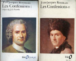 Les Confessions - Tome 1 + Tome 2 (2 Volumes) - Collection Folio N°376-377. - Rousseau Jean-Jacques - 1994 - Autres & Non Classés