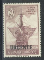 SPAIN,  1930, BOW OF SANTA MARIA STAMP OVERPRINTED, # E8, MH (*). - Used Stamps