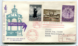 Vaticano FDC Venetia 1961 San Meinrad  Viaggiata Racc. Per L'Italia - FDC