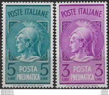 1947 Italia Minerva Bc 2v. MNH Sassone N. PN 18/19 - Sonstige & Ohne Zuordnung