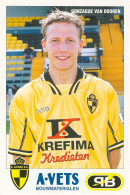 Fußball-Autogrammkarte AK Gonzague Vandooren Lierse SK 00-01 Lier Mouscron Standard Liège Lüttich Luik KRC Genk België - Authographs