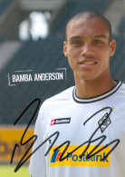 Fußball-Autogrammkarte AK Bamba Anderson Borussia Mönchengladbach 10-11 Osnabrück Eintracht Frankfurt Fortuna Düsseldorf - Handtekening