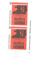 Czech Republic 2011 - Cinema Poster, 2 Same Stamps , Text In Edge, MNH - Cinéma