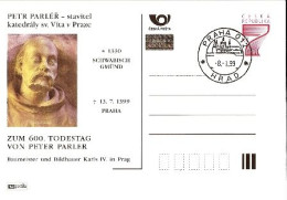 CDV A 48 Czech Republic - P. Parler, Builder Of St Vitus Cathedral, Prague 1999 - Cartoline Postali