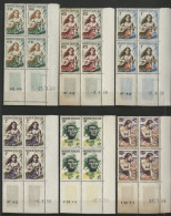 POLYNESIE N° 1 à 5 + 11 En Blocs De Quatre Neufs Sans Charnière ** (MNH) + Coin Daté TB Voir Suite - Unused Stamps