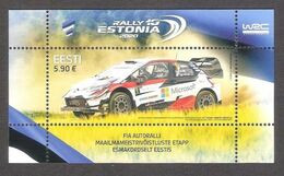 WRC Rally Estonia 2020 MNH Sheet  Mi BL51 - Auto's