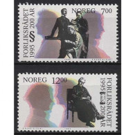 Norwegen 1995 200 Jahre Norwegische Vergleichsbehörde 1185/86 Postfrisch - Unused Stamps