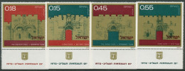 Israel 1972 Unabhängigkeit, Tag Der Streitkräfte 552/55 Mit Tab Postfrisch - Ungebraucht (mit Tabs)