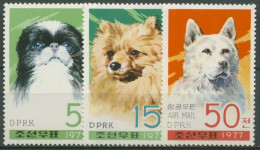 Korea (Nord) 1977 Hunde: Pekinese, Wolfsspitz 1662/64 Postfrisch - Corée Du Nord