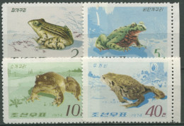 Korea (Nord) 1974 Froschlurche 1271/74 Ungebraucht Ohne Gummierung - Corée Du Nord