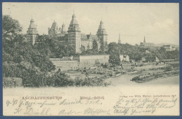 Aschaffenburg Königliches Schloß, Gelaufen 1905 (AK2971) - Aschaffenburg