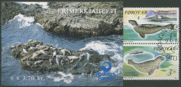 Färöer 1992 Seehunde Markenheftchen MH 5 Gestempelt (C17522) - Féroé (Iles)