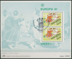 Portugal - Madeira 1981 Europa CEPT Folklore Block 2 Gestempelt (C90971) - Madeira