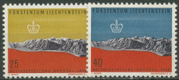 Liechtenstein 1958 Weltausstellung Brüssel Relief 369/70 Postfrisch - Ongebruikt