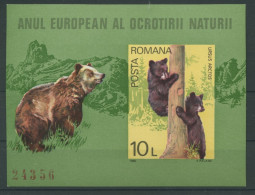 Rumänien 1980 Europäischer Naturschutz Braunbär Block 168 Postfrisch (C92022) - Hojas Bloque