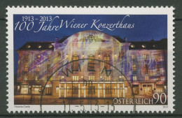 Österreich 2013 Wiener Konzerthaus 3072 Gestempelt - Oblitérés