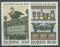 Norwegen 1995 Apotheken Schwanen-Apotheke Bergen 1172/73 Postfrisch - Neufs