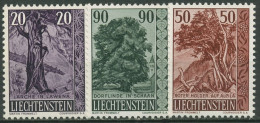 Liechtenstein 1959 Pflanzen Bäume Sträucher 377/79 Postfrisch - Ongebruikt