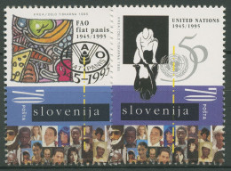 Slowenien 1995 Welternährungsorganisation FAO UNO 123/24 Postfrisch - Slovenia