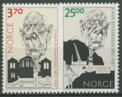 Norwegen 1997 Politiker Einar Gerhardsen Karikaturen 1259/60 Postfrisch - Nuovi