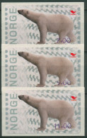 Norwegen 2008 Automatenmarken Eisbär 3 Wertstufen ATM 13 Postfrisch - Timbres De Distributeurs [ATM]