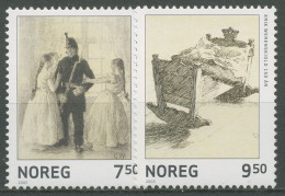 Norwegen 2005 Maler Erik Werenskjold 1520/21 Postfrisch - Unused Stamps
