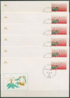 Israel 1992 Automatenmarken Weihnachten ATM 4 S 2, Ersttagsbriefe FDC (X61447) - FDC