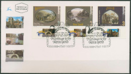 Israel 1999 Heiliges Land Pilgerstätten 1518/20 Tab Ersttagsbrief FDC (X61440) - FDC