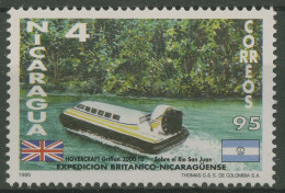 Nicaragua 1995 Expedition Rio San Ruan Hovercraft-Boot 3579 Postfrisch - Nicaragua