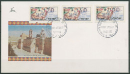 Israel 1995 Automatenmarken Tiberias ATM 9.2 Y S3 Ersttagsbrief FDC (X61452) - FDC