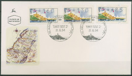 Israel ATM 1994 Jaffa Ersttagsbrief 0,85/1,30/1,60 ATM 10.1 X S1 FDC (X61453) - FDC