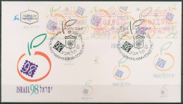 Israel 1998 Automatenmarken ISRAEL TEL AVIV ATM 42 S1 Ersttagsbrief FDC (X61473) - FDC