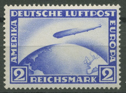 Deutsches Reich 1928 Flugpostmarke Luftschiff Graf Zeppelin 423 Mit Falz - Unused Stamps