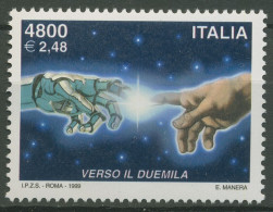 Italien 1999 Millennium Eintritt In Das Jahr 2000 Hände 2666 Postfrisch - 1991-00:  Nuovi