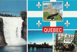 *CPM - CANADA - QUEBEC - La Chute Montmorency Et Le Vieux Québec - Cataratas De Montmorency